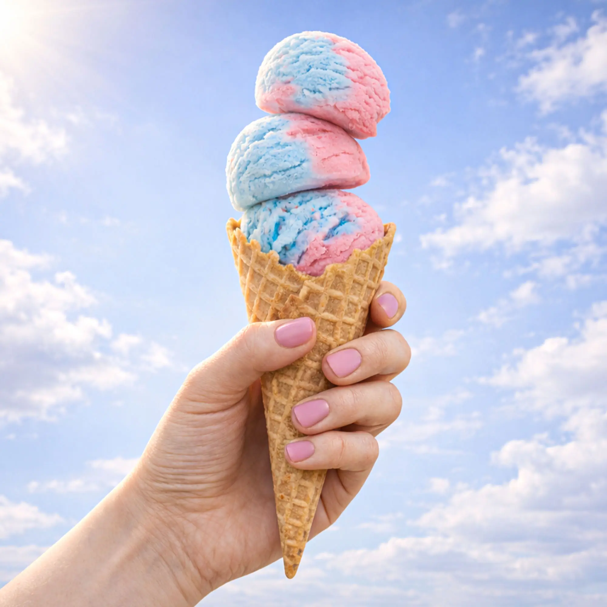 COTTON CANDY ICE CREAM BATH BOMB (3 PCS SET)