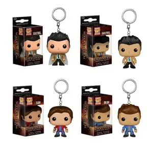 Pocket Pop Keychain - Supernatural Action Figures: Castiel, Dean Winchester, Sam Winchester