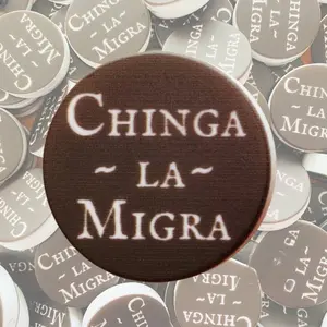Chinga La Migra Silicone Focal Bead 28mm Food-grade Flexible Durable Jewelry Making Accessory