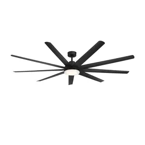 Wind River WR2280MB Ellison XL 80 Inch Wi-Fi Outdoor Ceiling Fan w/LED Light - Black