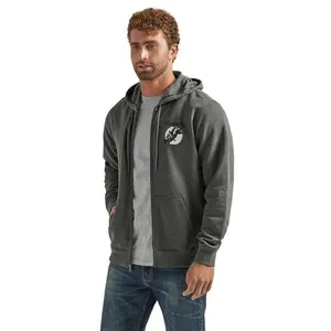 WRANGLER MEN GRAY ZIPUP JACKET JACKET 112339640