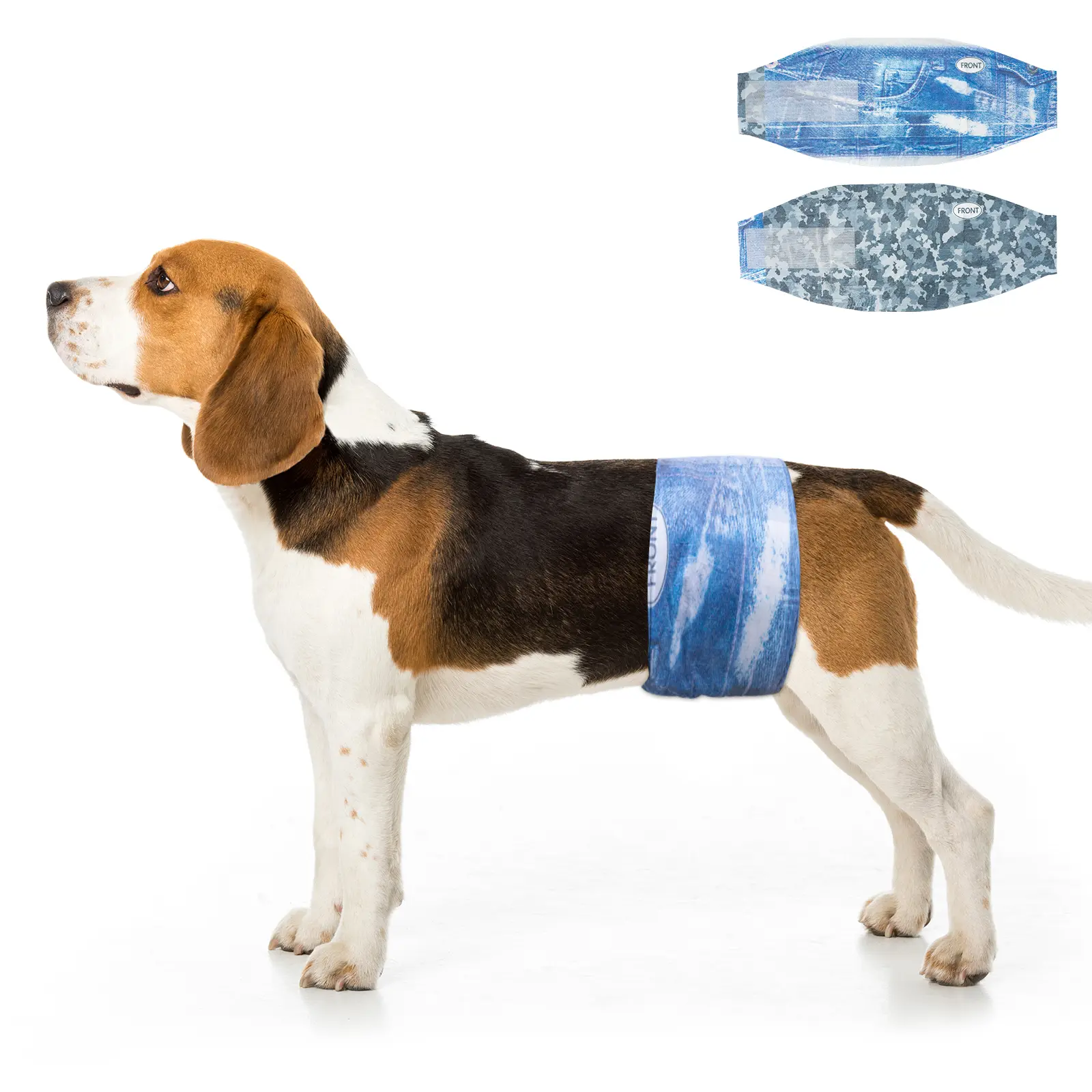 Dono Dog Diapers Male Disposable Male Dog Wraps, Wider Doggie Puppy Diapers Male Belly Bands, Super Absorbent, Leak-Proof Fit, Excitable Urination, Incontinence,