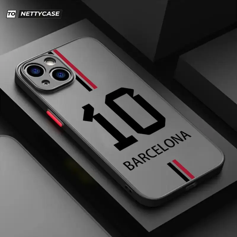 Barcelona Design TPU Smartphone Casing - Shock-Resistance, Skin-Friendly, Flexible Cellphone Cases for iPhone 17 Air, 16, 15, 14, 13, 12, 11 Pro Max Plus (10-Pack Device Protection)