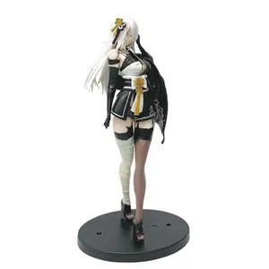 One Piece NieR: Automata 2B Figure Set, Kimono Style Dual Forms (Seated & Standing)， Kimono Edition with Fox Mask Detail，Kimono Style Dual Set for Desk & Room Display