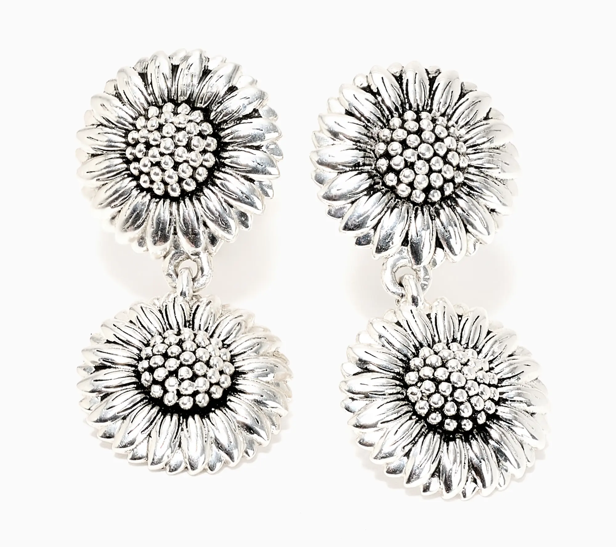 Christian James by Scott Grimes Sterling Silver Hello Sunshine Drop Earrings