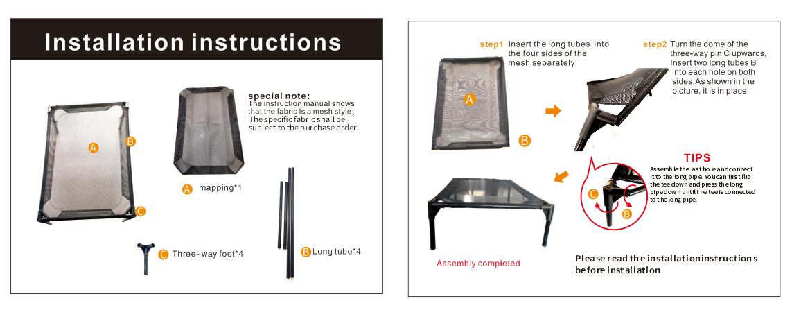 【TikTokShopSpringGlowUp】 Cooling Elevated Dog Bed, Elevated Dog Bed for Large Dogs, Cooling Pet Cot with Breathable Mesh & Durable Frame, Easy to Clean Raised Pet Mats for Indoor & Outdoor Home