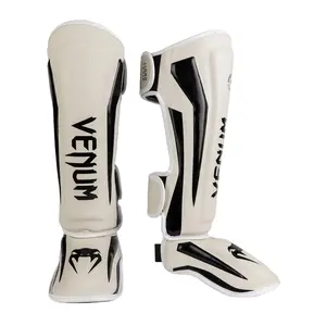 Venum Elite Standup Shinguards - White/Black