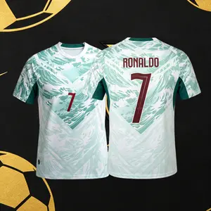 2026 Portugal Home And Away 7# Cristiano Ronaldo Short And Long Sleeve Soccer Jersey Fans Version Breathable