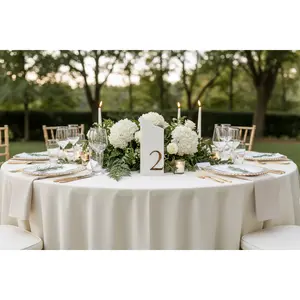 3D Marble Stone Table Numbers
