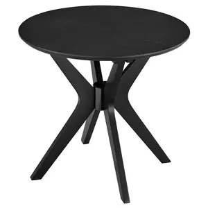 Crossroads 24” Round Wood Side Table by Modway EEI-6558-BLK