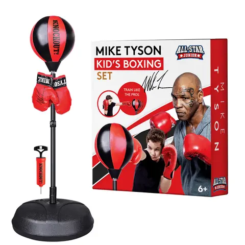 Mike Tyson Kids Boxing Set, Includes Boxing Bag with Stand for Kids, Fun and Engaging Training Gear