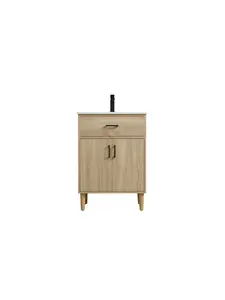 Elegant Kitchen & Bath VF25024MW 24 in. Chandler Single Bathroom Vanity, Mango Wood