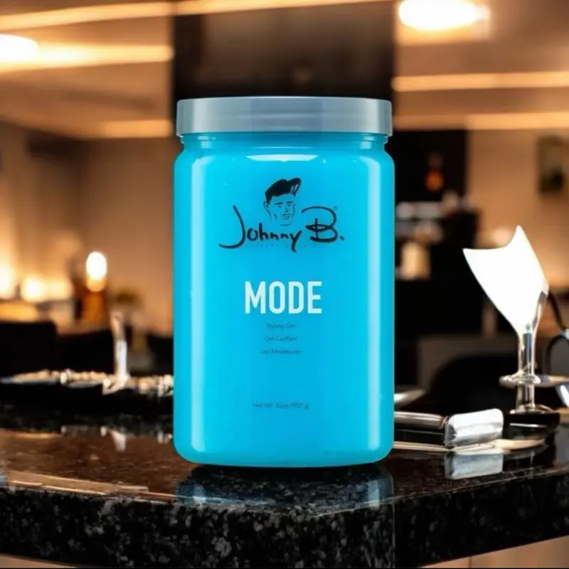 Johny B Mode Styling Gel Hair Styling 32oz - Strong Hold, Easy Application, Long-Lasting Hold for Men and Women - Haircare Smooth