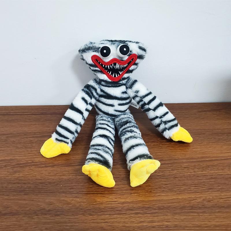 40cm 8 Styles Striped Huggy Wuggy Plush Toy Soft Stuffed Monster Doll Poppy Playtime Cartoon Game Plushie for Kids Gift