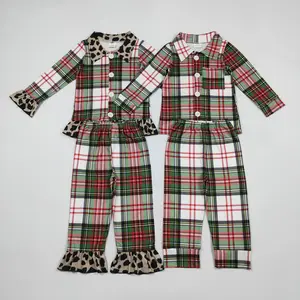 Toddler Christmas Stripe Pajamas 2Pcs Sleepwear