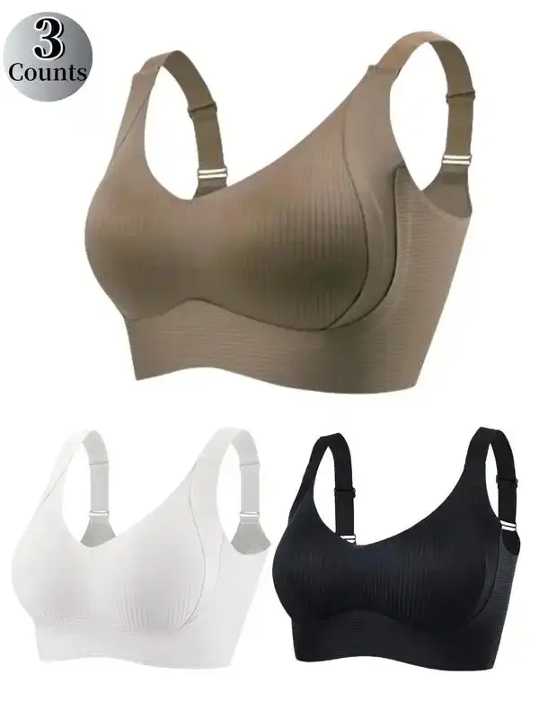 Women's Wireless Bra, Soft Breathable Push Up Bra, Women's Lingerie for All Seasons, Sports Bra, Workout Clothes Women