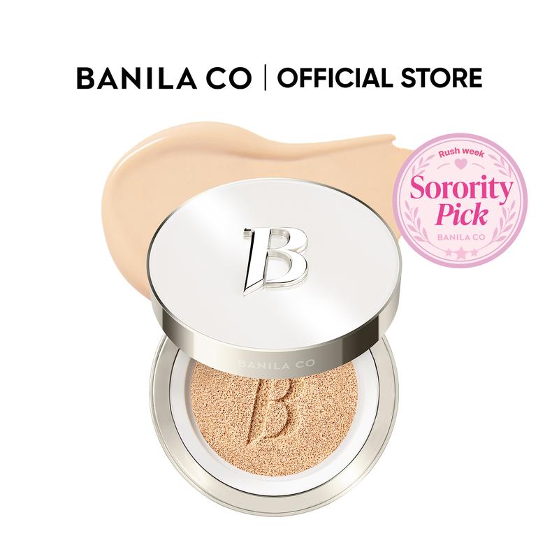 BANILA CO Covericious Ultimate Cover Cushion | 100HR Long-Wear Foundation | 20 Inclusive Shades | Sweat-Proof, Transfer-Resistant Cushion Foundation | Full, Flawless Coverage, Matte Finish, Lightweight Hydrating Formula | Compact-Size Korean Makeup