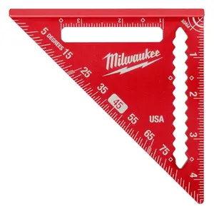Milwaukee 4-1/2 in. Metal Trim Square - Hand Tool Accessory Milwaukee 4-1/2 in. Metal Trim Square - Hand Tool Accessory
