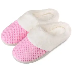 VONMAY Women's comfortable bedroom Slippers Cozy Slip-on Indoor Outdoor House Footwear Walking Shoes winter slippers indoor Flipflop Slide Kitchen Girl Tsinelas