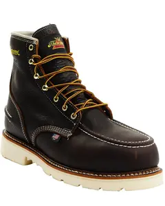 Thorogood Men's Boot Barn 6" Usa Briar Pitstop Moc Work Steel Toe - 804-4940