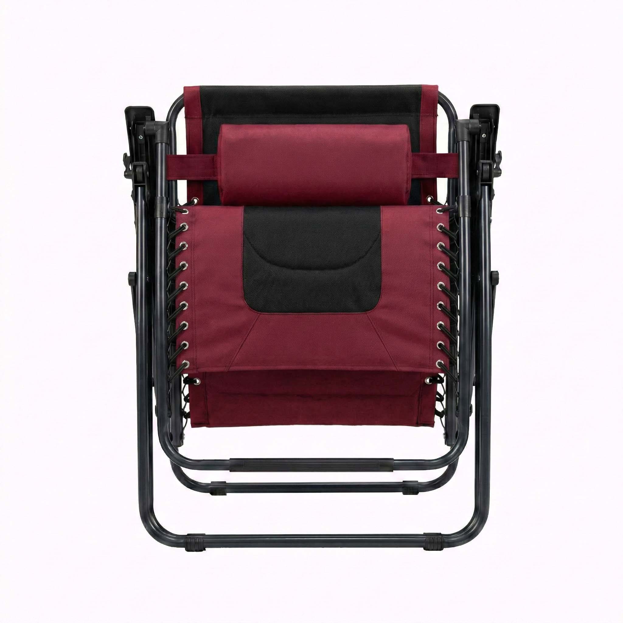 Viral Trending Oversized Padded Zero Gravity Chair | 30" Extra Wide Seat Anti-Gravity Lounger for Big & Tall, Foldable Patio Recliner with Side Cup Holder, Supports 400 LBS for Indoor Outdoor Camping Backyard Porch