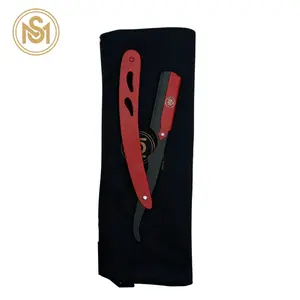 Sm Carbon Steel Straight Edge Razor Single Blade Razor for men, Professional, or Home use. Got some weight on it. Easy to use Durable Matte Handle