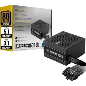 ATX 3.1 & PCIe 5.1 850W Bronze PSU, 850W Gaming Power , 80+ Bronze ATX  12V Power Supplies for Gaming PC Desktop Computers and  PFC
