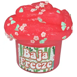 Baja Freeze Clear Slime with Crunchy Fake Snow