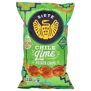 Siete Potato Chips, Chile Lime, 5.5 oz (156 g)