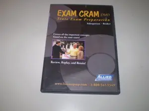 USED-Exam Cram DVD - State Exam Preparation (Salesperson, Broker) (DVD)