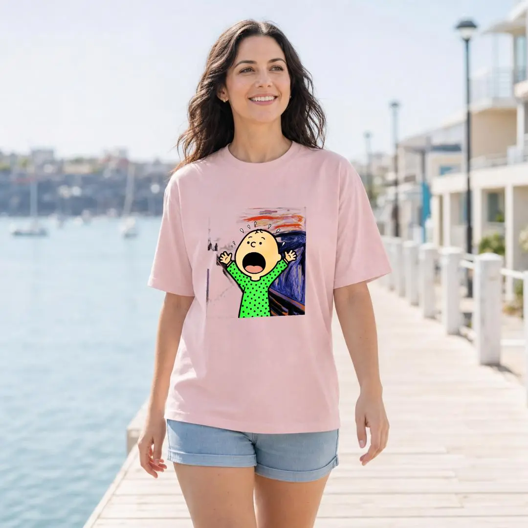 Peanuts Charlie Brown Scream Artsy T-Shirt