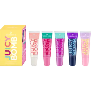 JUICY BOMB shiny lipgloss set