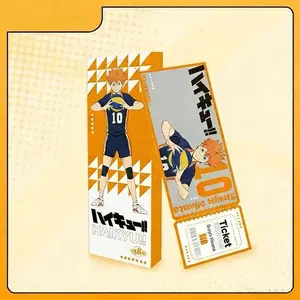 Haikyuu!! Character Art Laser Ticket Blind Box, Premium Anime Merch Gift for Fans & Collectors,Character Illustration , Artwork ,Portrait