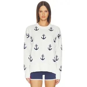 BEACH RIOT Callie Sweater in Regatta Anchor