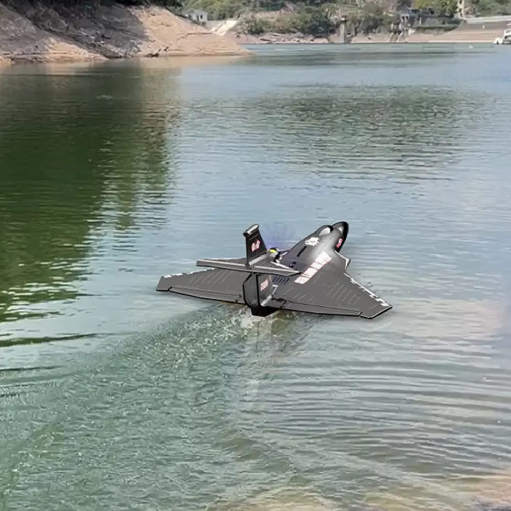 XIAXIU Raptor H650 Remote Control Airplane - 490mm Wingspan, 2.4GHz 6CH, Smart Balance EPP Warbird Seaplane, RTF Hobby RC Plane for Beginners, Quick to Use RC Aircraft Model Airplane