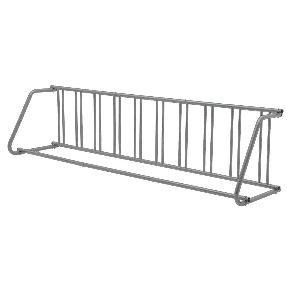 Garvee Heavy-Duty 10-Bike Floor Stand Rack, 122" Steel Grid Bicycle Parking Station for Garage, Yard, or Event Storage, Space-Saving Floor Bike Rack