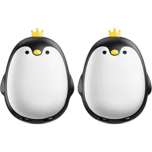 P-PDT09   Magnetic Hand Warmers Rechargeable 2 Pack, 3 Settings Cute Pocket Penguin, Fast Hot Hands Reusable Portable Electric Heater for Camping Hunting Golf, Stocking Stuffers Gifts for Women Men