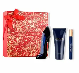 Carolina Herrera Good Girl 3pc Gift Set for Women (2.7oz EDP Spray, 3.4oz Body Lotion, 0.34 EDP Spray)