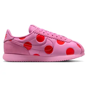 Nike Cortez Polka Dots Light Magenta Bright Crimson Pink Red Women's Sneaker Authentic Fashion Designer Athletic Comfort Shoe fashion sneaker Floral Embroidered Black