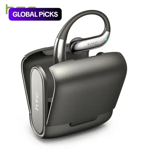 HTC Translating Open-Ear Wireless Premium Earbuds, Lightweight Wireless Earbuds, Bluetooth 6.0-Compatible Earphones, True Wireless Earphones, IPX5 Waterproof Sports Earbuds for Music and Phone Calls, Light Weight Earbuds #GLOBAL PICKS