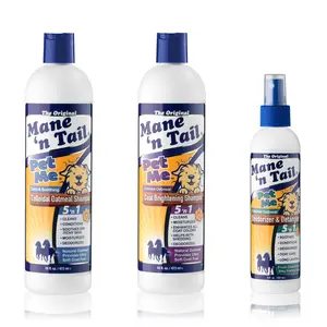 Pet Me: Colloidal Oatmeal Shampoo, Brightening Shampoo, Deodorizer & Detangler | 3 Pack
