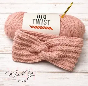 Twisted Lines Crochet Headband Ear Warmer