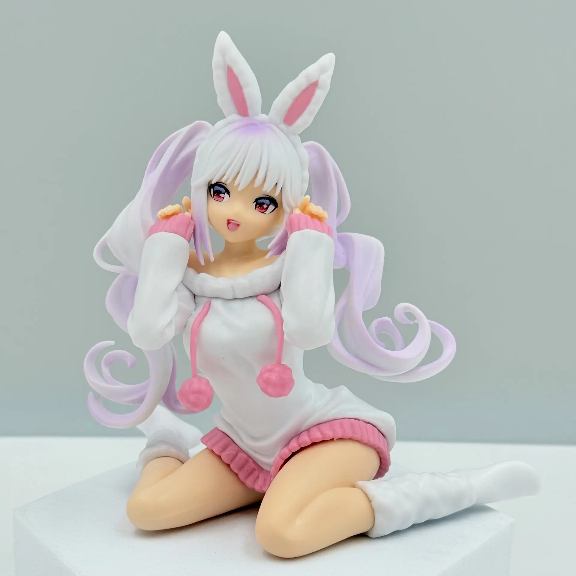 Victory Goddess Niki Alice Cosplay Rabbit Girl Car Dashboard Decoration, Anime Character Collectible Figurine, Unique Gift Idea, Anime Action Figure, PVC Figure, Figurines for Collectors
