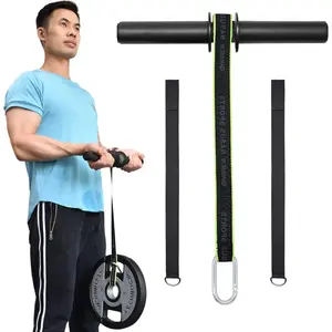 Forearm Wrist Roller Fitness Blaster, Arm Exerciser Wrist Trainer, Forearm  Strength Workouts Tools, Weight Bearing Rope Roller Equipment With Non Slip Cushion, Rope For Dumbbells