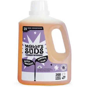 Liquid Laundry Detergent | Clean Laundry Detergent Soap for Sensitive Skin | 2x Concentrated, High Efficiency (HE) (Lavender - 200 Loads)