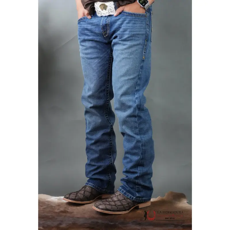 Ariat Men's M7 Heath Wash Slim Fit Denim Bootcut Jeans - Casual, Full Length, Menswear (Style 10061398)