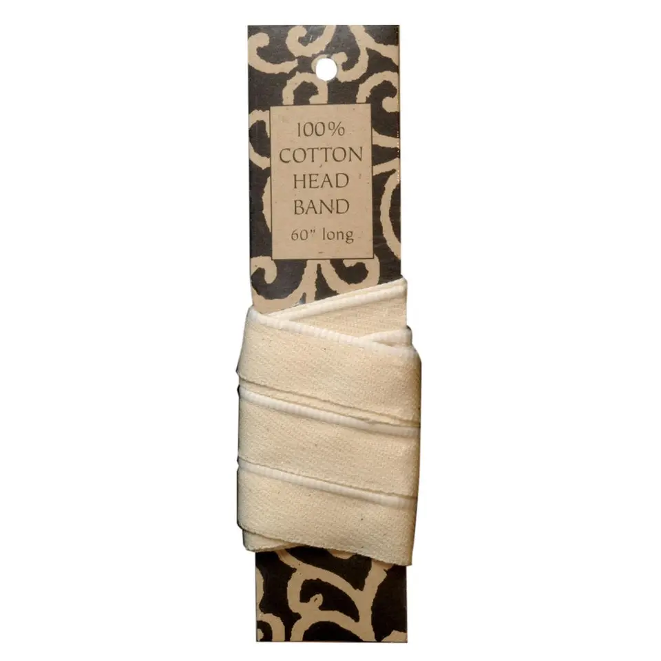 Books by Hand Headband, Archival Quality Natural Fiber 100-Percent Cotton, 60 x 0.375 Inches, Ideal for Bookbinding Crafts DIY Projects, Ivory