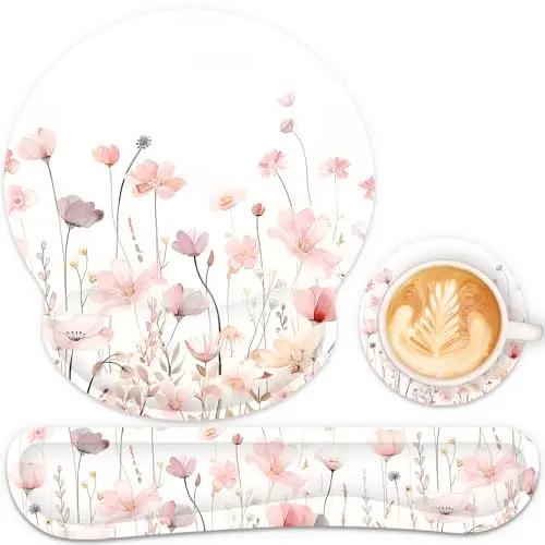 Pink Watercolor Flowers