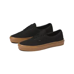 VANS Men's Classic Low-Top Era Black Closed Casual Trainer - Lace-Up Sneaker, Walking Shoes, Legendary Low-Top Shoe for Daily Wear, Comfortable Footwear