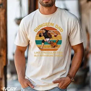 Comfort Colors Dungeon Crawler Carl Fathers Day Shirt, Dungeon Dad T Shirt, DCC Fan Shirts, Funny LitRPG Dad Gift, New Achievement Unlocked